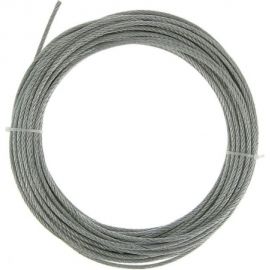 Стальной трос для растяжки DIN 3055, 4 мм, 20 м Tech-Krep 127848 