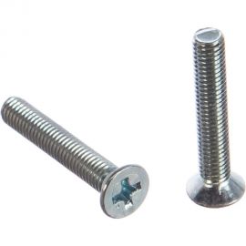 Винт Tech-Krep DIN965 с потайной головкой, оцинкованный М5х30 15 шт - пакет 102995 