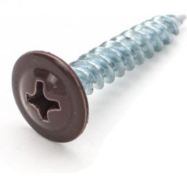 Саморезы с пресс-шайбой Госкреп 4,2х25мм коричневые RAL8017 20 шт., подвес 1-0017400 