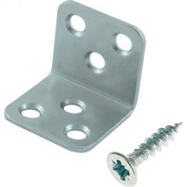 Мебельный уголок Tech-Krep оцинкованный 30х30х40х2,0 мм с шурупом 2 шт - пакет 110082 