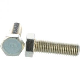 Болт Tech-Krep DIN933 с шестигранной головкой, оцинкованный М16х50 2 шт - пакет 112237 