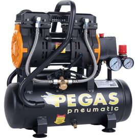 Бесшумный безмасляный компрессор Pegas pneumatic PG-602 профессиональная серия 6619 