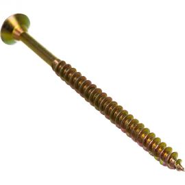 Саморез по дереву КРЕП-КОМП желтый цинк POZY 4,5х70 150 шт жд4570ф 