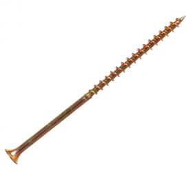 Саморезы с потайной головкой и крупным шагом Профикреп жёлтый цинк, 4,2х90 50 шт 2034906296 