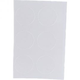 Самоклеящаяся заглушка ЕВРОПАРТНЕР D18 белая 21 шт. 6 1980 4 