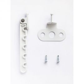 Ограничитель на окно Агат металл, 5 позиций, белый 5105.07 