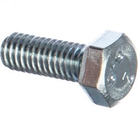 Болт Tech-Krep DIN933 с шестигранной головкой, оцинкованный М6х16 20 шт - пакет 102956 