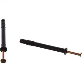 Дюбель-гвоздь с потайным бортиком крепежная техника 6х60, 100 шт 470814 БК 