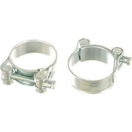 Металлические хомуты СИБРТЕХ, силовые, 48-51мм, ширина 22мм, шарнирный, W1, 2шт 47539 