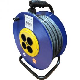 Удлинитель металлическая катушка Профессионал КМ-270 КГ 2х2,5 50м 1000184 