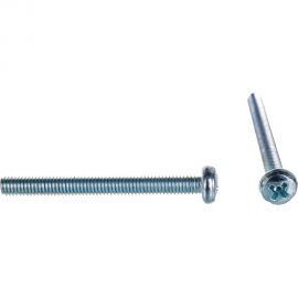 Винт Tech-Krep DIN7985 с полукруглой головкой, оцинкованный М4х40 9 шт - пакет 126571 