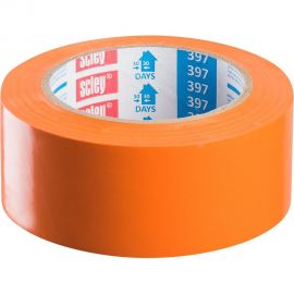 Малярная лента SCLEY 48 мм х 33 м PVC 397 оранжевая, гладкая 0320-973348 