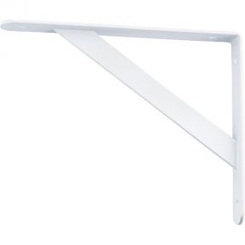 Усиленный кронштейн СИБРТЕХ 500х350х30х4 мм белый 94048 