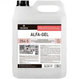 Кислотное средство для уборки санитарных помещений PRO-BRITE ALFA-GEL 5 л, концентрат, гель 054-5 605297 