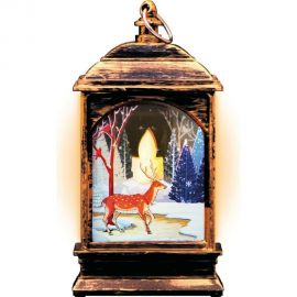 Новогодний светодиодный фонарь Gauss Олененок серия Holiday, 0.1W, тёплый свет HL031 