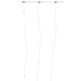 Светодиодная гирлянда TDM Роса - занавес, 2х2 м, 200LED, белый, ПДУ, USB, IP20 SQ0361-0087 