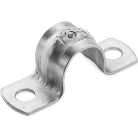 Двухлапковая скоба для монтажа трубопроводов Cuttori CSMD 26, 25-26 мм 10 шт. 100350 