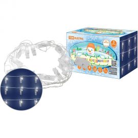 Светодиодная гирлянда TDM Прищепки, 3 м, 15LED, белый, 8 режимов, 250 В, IP20 SQ0361-0093 