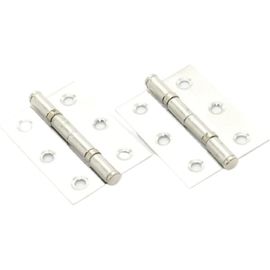 Карточная петля Brante 50х37 мм 2 шт. нержавеющая сталь 450236 