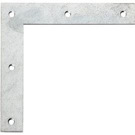 Уголок GAH ALBERTS плоский, оцинкованный, 120x120x20 мм 332853 
