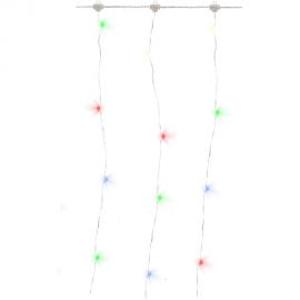Светодиодная гирлянда TDM Роса - занавес 2х2 м, 200LED, многоцветная, ПДУ, USB, IP20 SQ0361-0088 