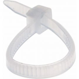 Кабельная нейлоновая хомут-стяжка REXANT 100x3,6 мм, белая, упаковка 100 шт. 07-0100-4 
