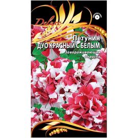 Семена Ваше хозяйство Петуния Дуо красный с белым 10 шт. 4610008777598 