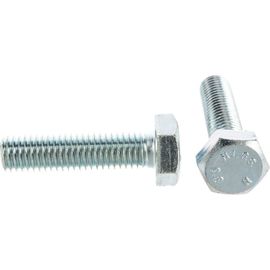 Болт DIN 933 с шестигранной головкой, оцинкованный М10х40, 15шт - коробка Tech-Krep 105216 