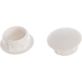 Декоративная заглушка Tech-Krep 14 мм белая 30 шт - пакет 108885 