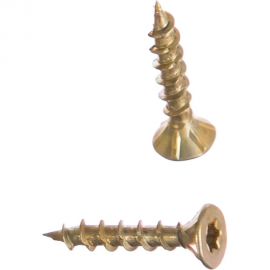 Конструкционный шуруп ЕВРОПАРТНЕР для дерева с фрезой потай ж/п Torx 15, 3.5 х 20 25шт T2 0636 1 