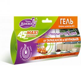 Гель от тараканов Домовой Прошка шприц 45 г MAXI УТ-00008675 