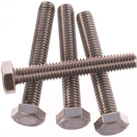 Болт с шестигранной головкой, с полной резьбой ЕВРОПАРТНЕР DIN 933 нержав. сталь, 6х40 мм, 4 шт. G2 3264 1 