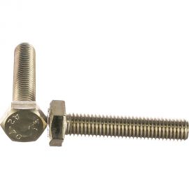 Болт с шестигранной головкой, с полной резьбой ЕВРОПАРТНЕР DIN 933 нержав. сталь, 10х50 мм, 2 шт. G2 1050 1 