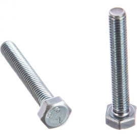 Болт Tech-Krep DIN933 с шестигранной головкой, оцинкованный М6х40 16 шт - пакет 102961 