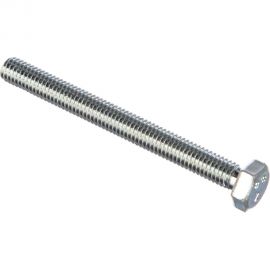Болт DIN 933 с шестигранной головкой, оцинкованный М8х80, 20шт - коробка Tech-Krep 126513 