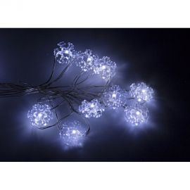 Гирлянда Neon-Night Снежинки 2м, 20 LED белые, 3*AA в комплекте 303-010 