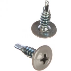 Прессшайба Качественный КРЕПЕЖ 4.2х16 мм, серая RAL 7004, сверло, 250 шт 0300259 КЧ 