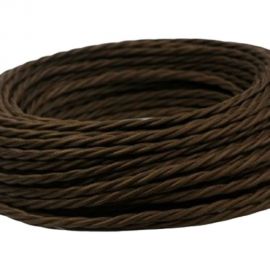 Трехжильный провод Interior Electric ПВХ, сечение 3*1,5 цвет шоколад 10 м. ПРВ3.15.03.10.Ш 