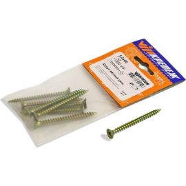 Шуруп VIPкрепеж желтый цинк 5,0х60 7шт 11390 VIP 