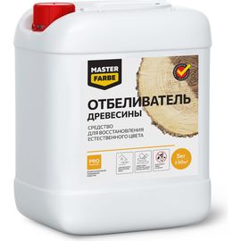 Отбеливатель древесины для восстановления естественного цвета и удаления синевы грибка плесени MASTER FARBE 5 кг mas11 