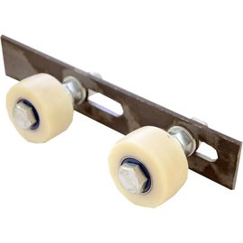 Комплект поддерживающих роликов на пластине Rolik-Opt капролон, d.50 К1104 