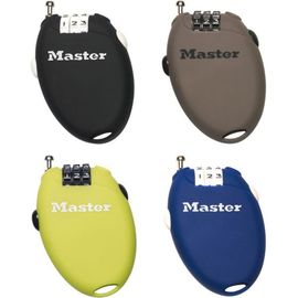 Кодовый замок с автомат. тросом MasterLock 4603EURD 