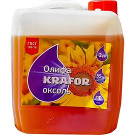 Износостойкая эмаль для бордюров KRAFOR черная, 7 кг 211807 