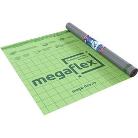 Гидро-пароизоляционная пленка Megaflex Metal Standard D ш 1.5, 70 кв.м с двумя клеевыми MFMST.150.70 