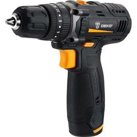 Аккумуляторная дрель-шуруповерт DEKO GCD12DU, 12В, 1x1.5Ач 063-4039 