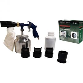 Пескоструйный пневматический пистолет со сменными насадками и песком ROCKFORCE RF-2377 