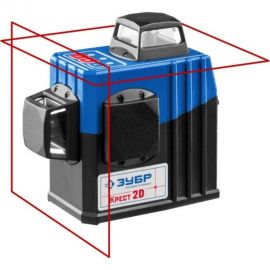 Линейный лазерный нивелир ЗУБР Крест-2D Профессионал 34907 