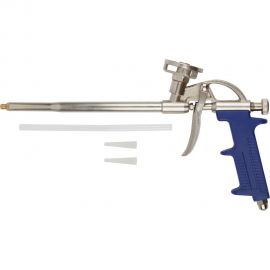 Пистолет для монтажной пены КУРС алюминиевый корпус 14265 