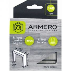 Скобы (1000 шт; 12 мм; тип 140) для степлера ARMERO A312/013 