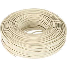 Телефонный кабель REXANT ШТЛП 4 жилы Cu, белый, бухта 100м 01-5101 